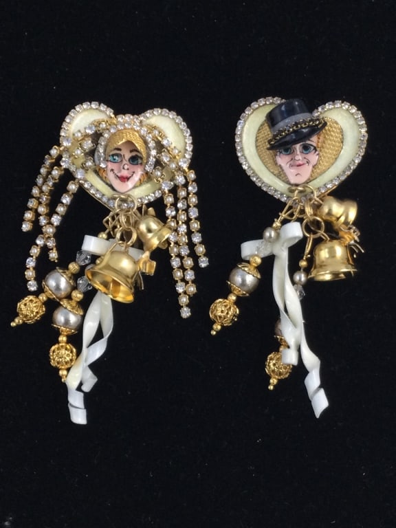 Lunch at the Ritz "Just Married' Earrings (1 of 3)