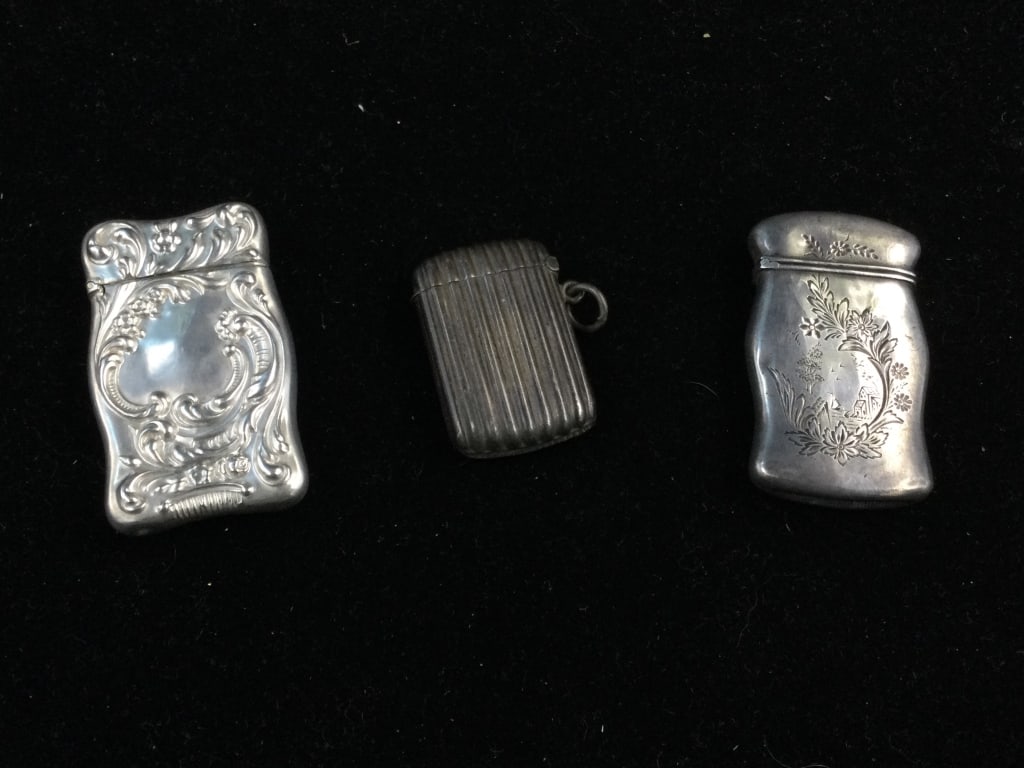 Vintage Sterling Lighters Holders (1 of 2)