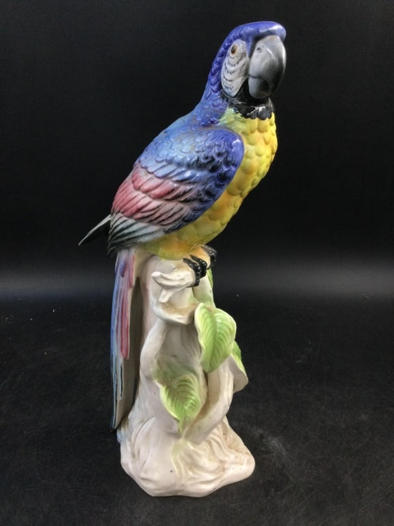 Stafford Porcelain Malcaw Statue: Measures 12 1/4" h and condition is good, see pictures. Statue has incised Stafford on bottom and also sticker label. No refunds given