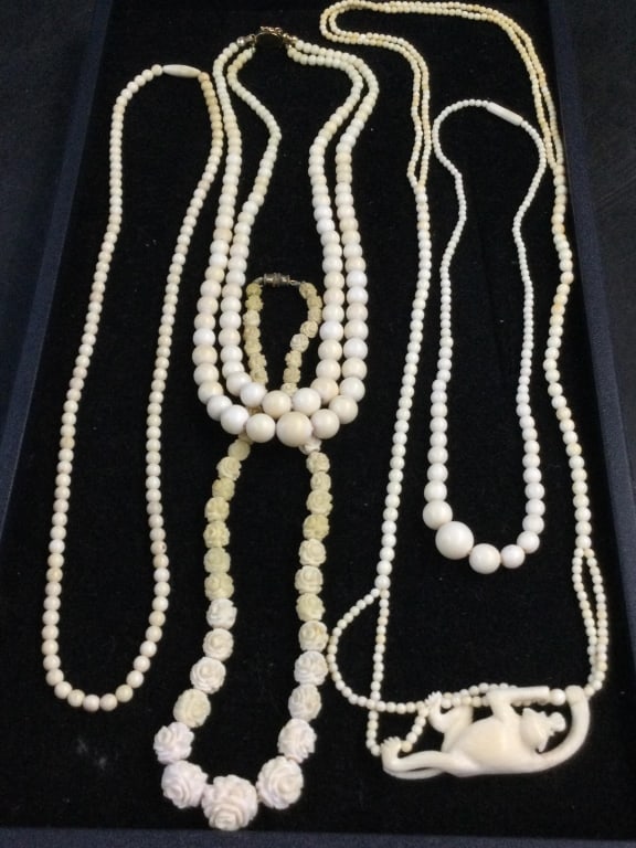 Carved Beaded Necklaces (1 of 4)
