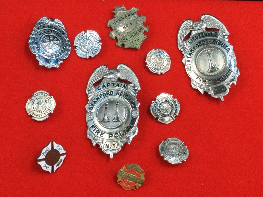Vintage Fireman Badges (1 of 2)