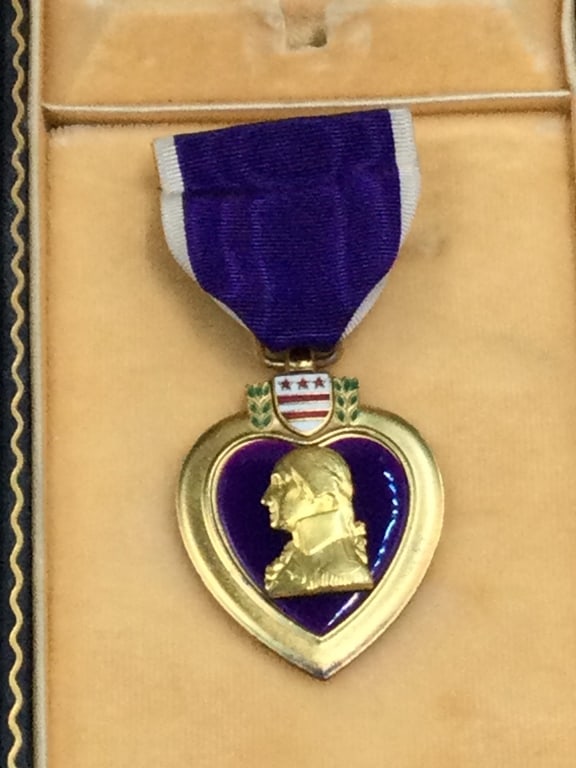 Vintage Purple Heart Military Memobrilia (1 of 3)