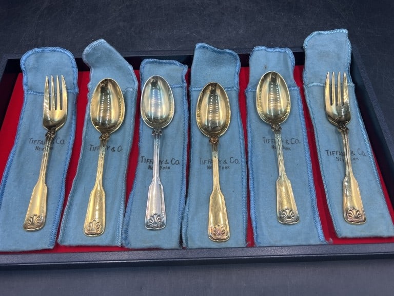 Tiffany & Co Sterling Spoons and Forks (1 of 5)