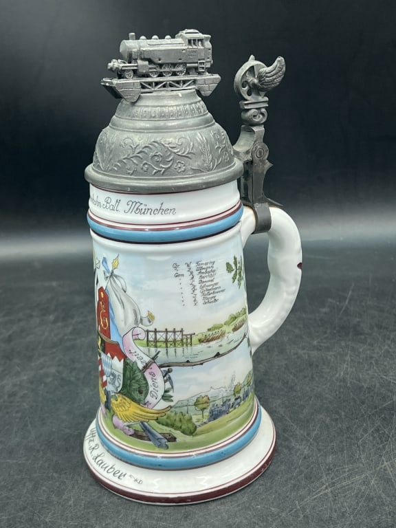 German Regimental Porcelain Stein (1 of 7)