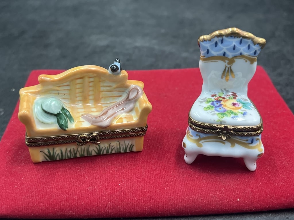 Limoge Trinket Boxes (1 of 4)