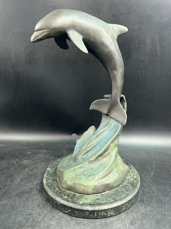 Max Turner 1994 Bronze Dolphin (1 of 3)