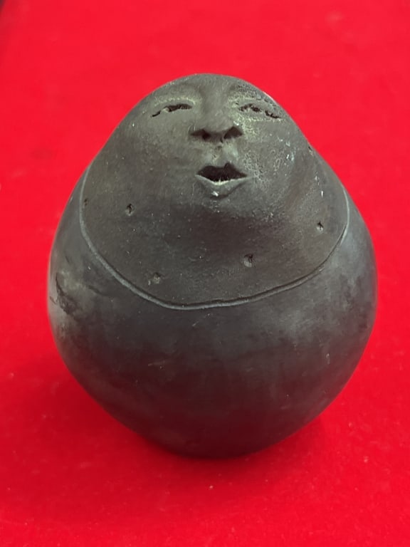 Vintage Face Shaman Shaker Spirit Rattle (1 of 4)