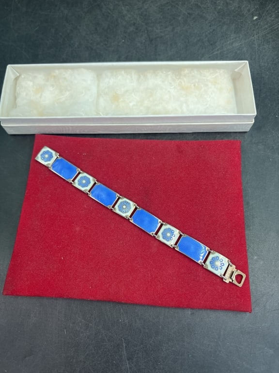 Antique Vintage David Andersen Sterling Bracelet (1 of 5)