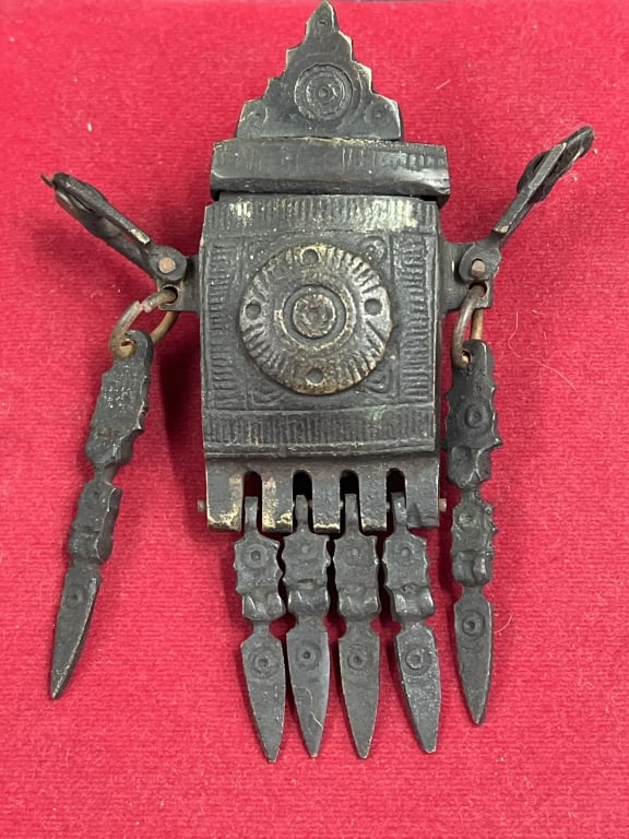 Antique Ottoman Bronze Gunpowder Holder (1 of 3)