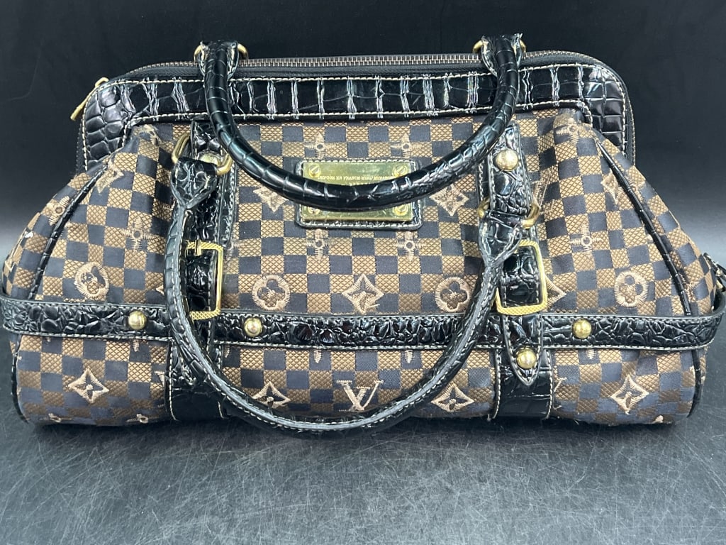 Louis Vuitton Damier Ebene Canvas Berkeley Bag (1 of 6)