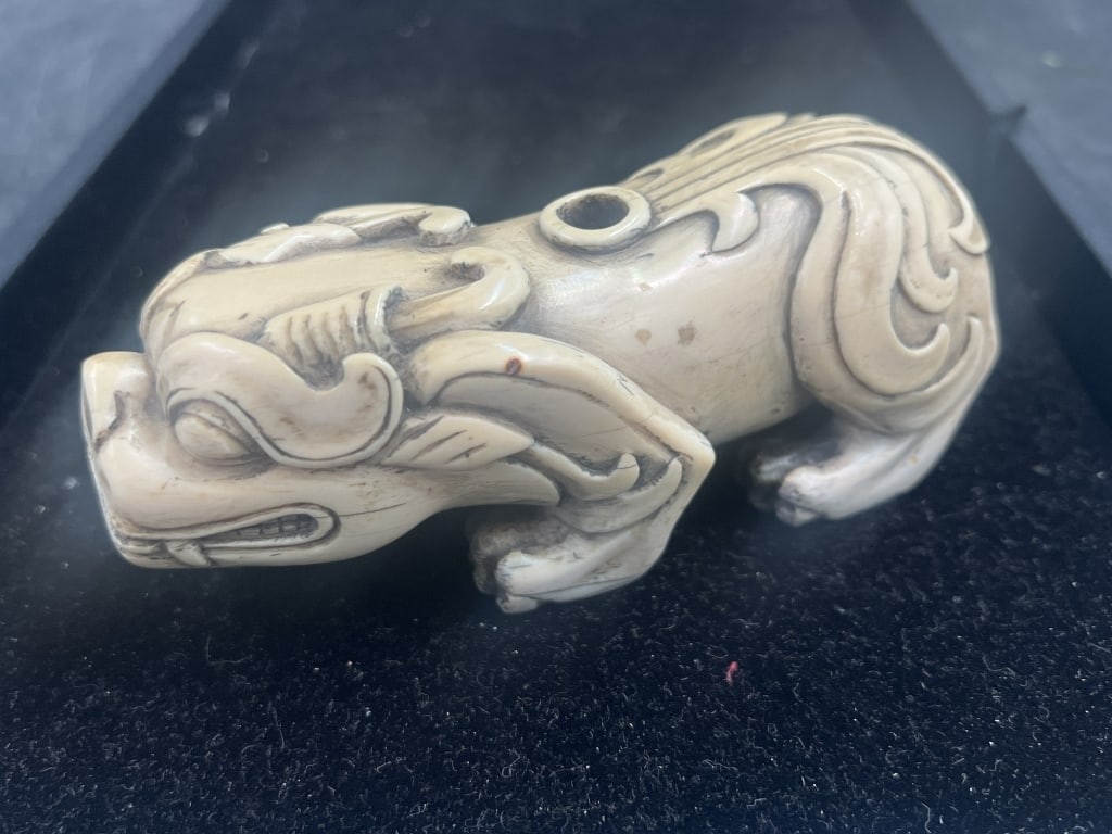 Vintage Foo Dog Statue - 2