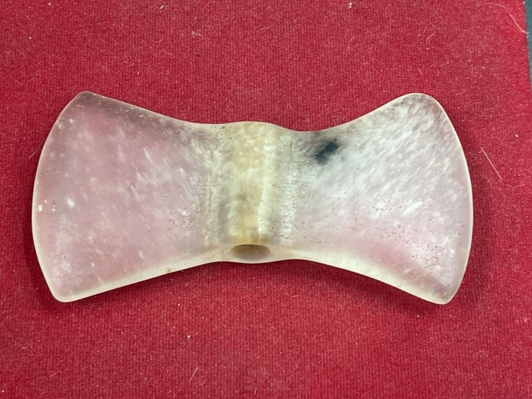 Vintage Banner Stone 'Quartz' RARE: Found at a estate in Tennessee. Measures 4.5" x 2 1/4". Condition is good for age and use, see pictures. No refunds given.Condition Information: It is the responsibility of the buyer to obtain