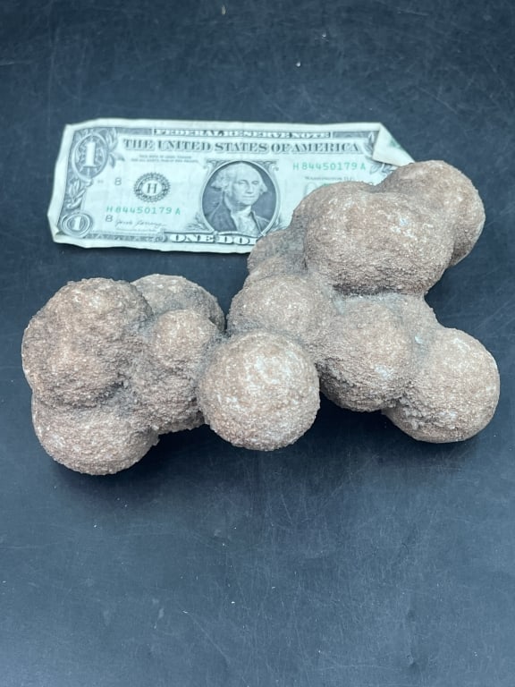 Sand Calcite Concretion Chalcopanite - 4