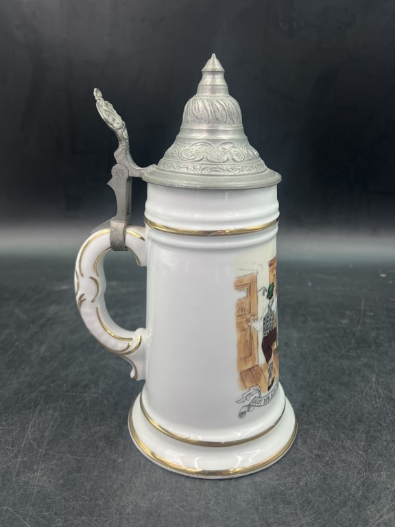 German Lithophane Beer Stein - 2