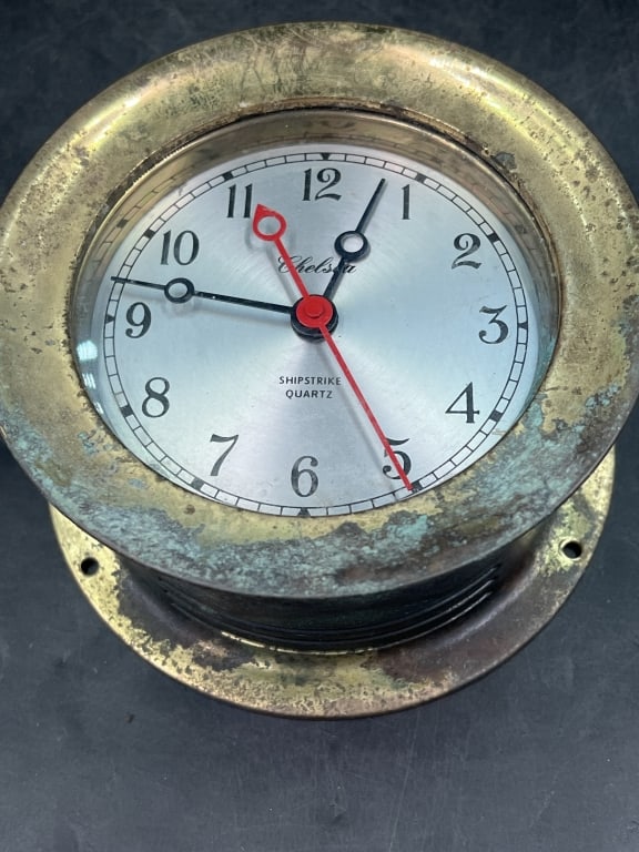 Antique Chelsea Ship Clock (1 of 3)