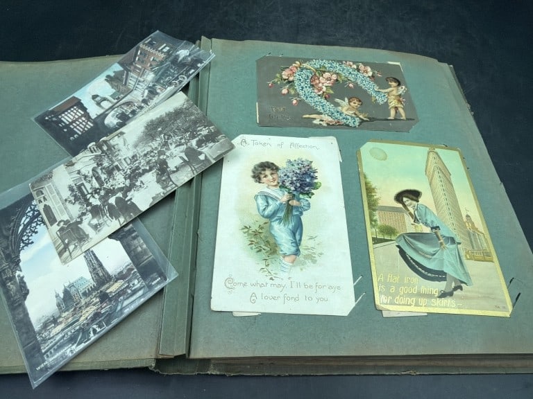 Vintage Album with Antique Postcards (1 of 20)