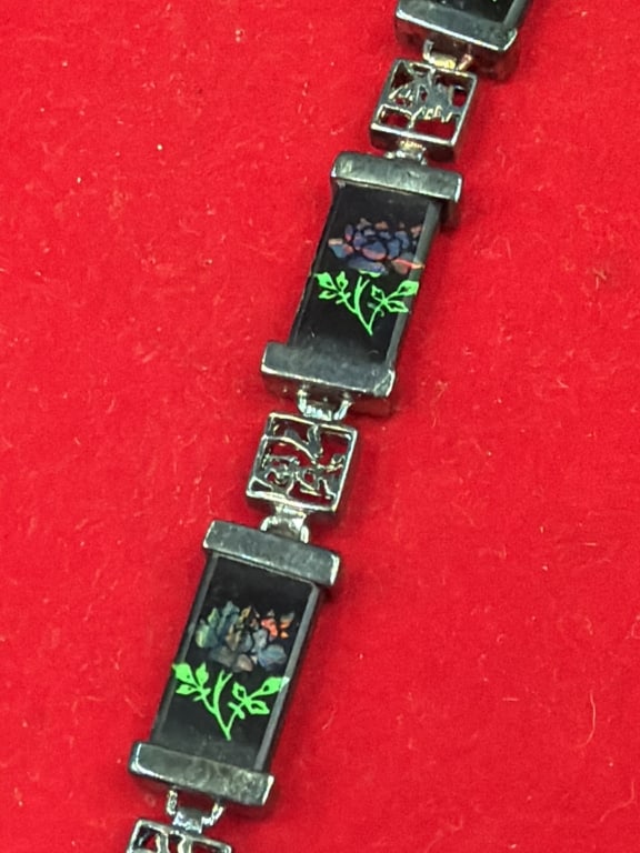 Sterling Silver Panel Bracelet - 2