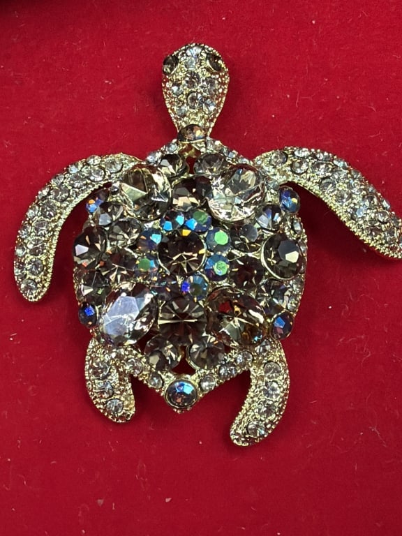 Isabella Adams Crystallized Turtle - 3