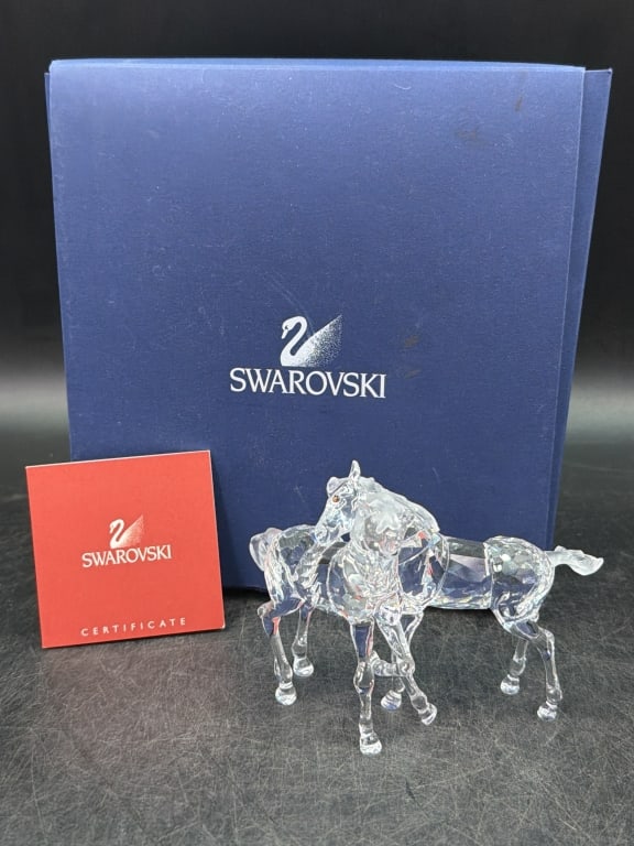 Swarvoski Crystal Horse Foals w/Box (1 of 7)