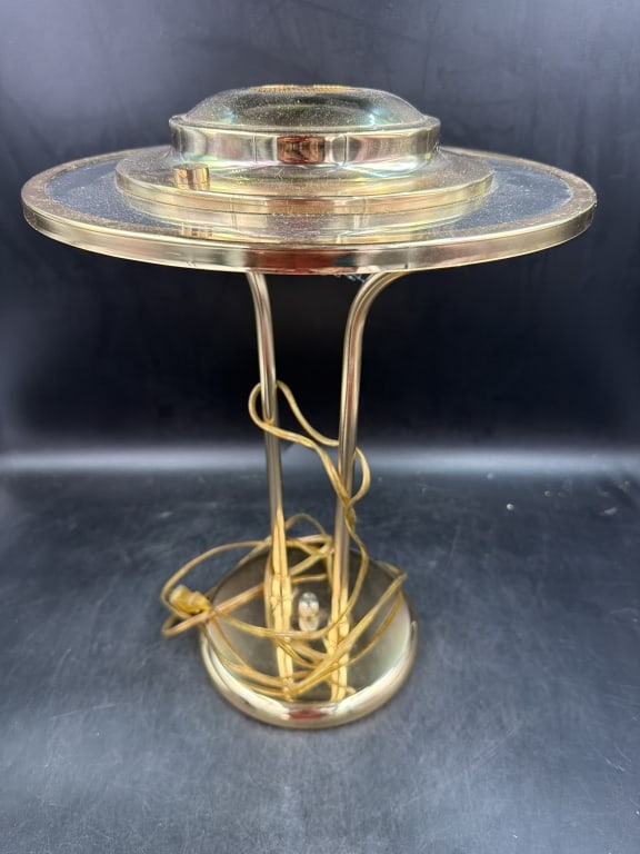 Vintage Brass Saturn Lamp (1 of 4)