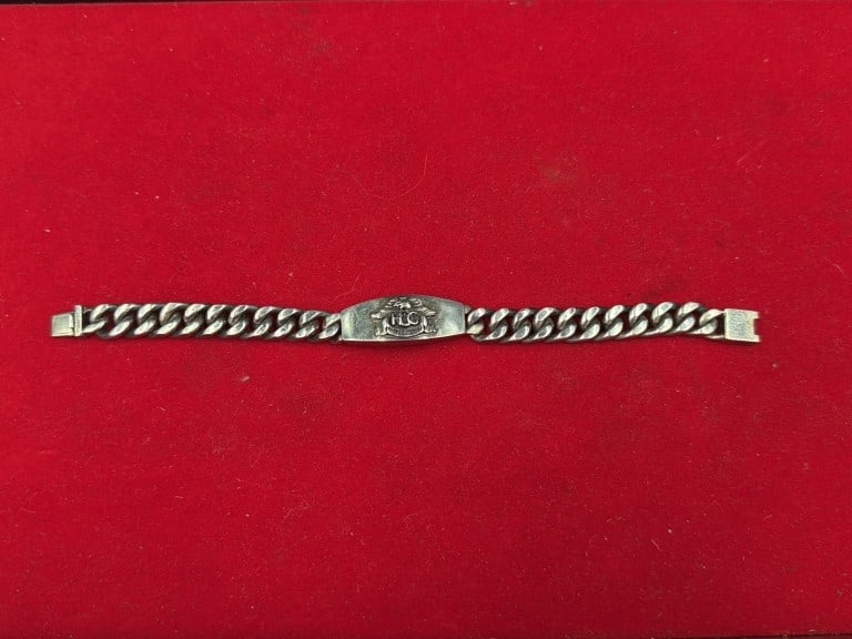 58.1Sterling Silver Harley Davidson Bracelet (1 of 3)