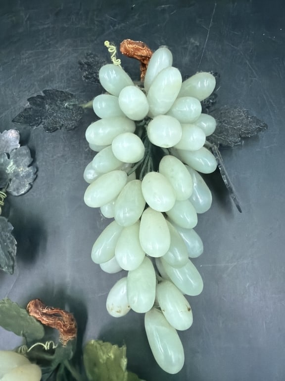 Vintage Jade Grape Clusters - 3