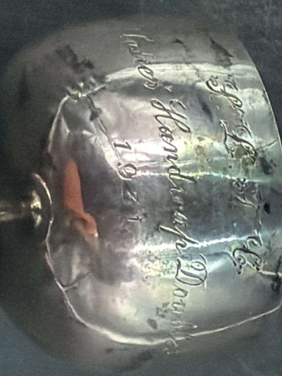 Vintage Silver Goblets - 6