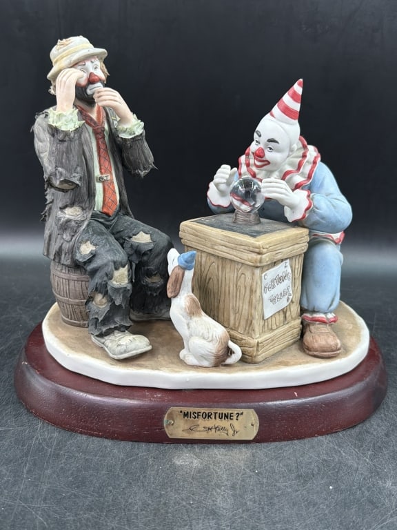 Vintage Flambro Emmett Kelly jr 'Misfortune' (1 of 3)