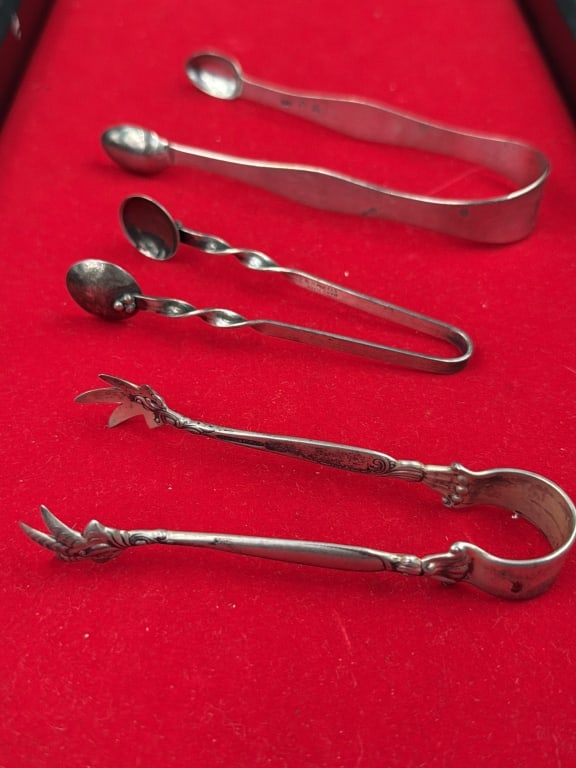 Vintage Sterling Sugar Tongs (1 of 7)