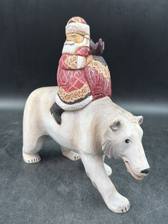 Vintage Russian Hand Carved Figurine (1 of 4)