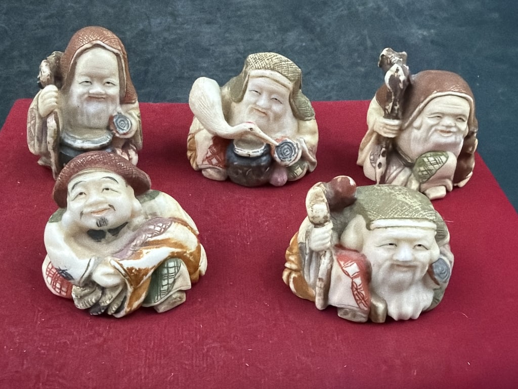 Vintage Miniature Japanese Statues (1 of 3)