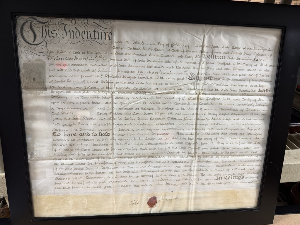 Vintage Antique Indenture (1 of 5)