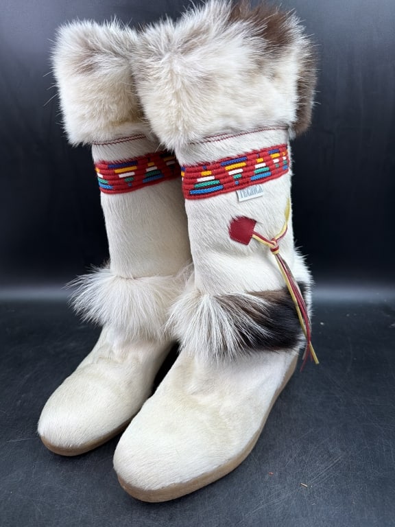 Vintage Tecnica Skandia Apres Fur Boots (1 of 4)