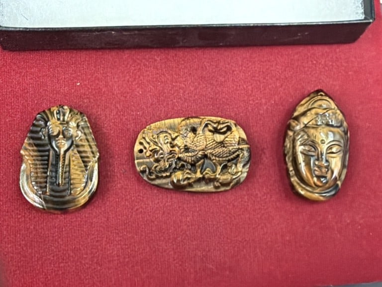 Tiger Eye Pendants - 2