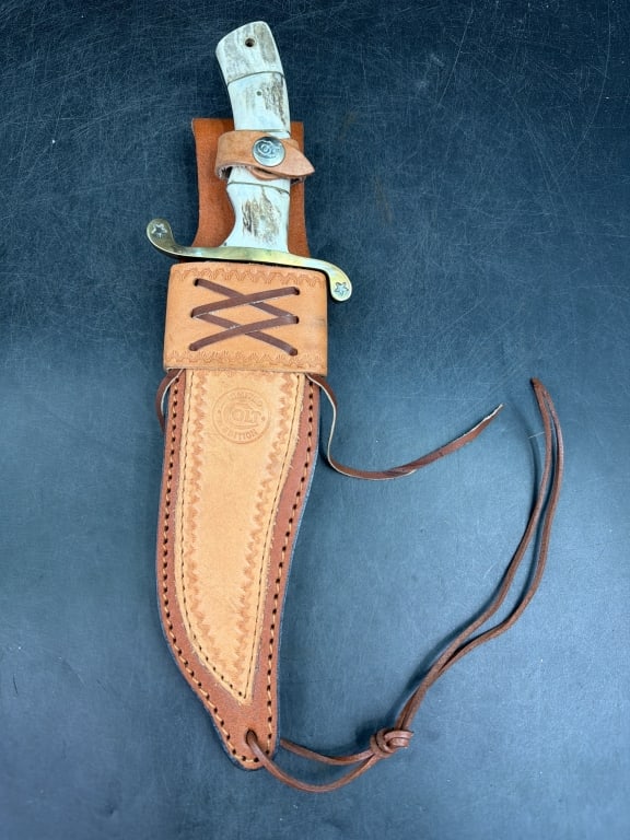 Colt Star Bowie Knife with Sheath (1 of 8)