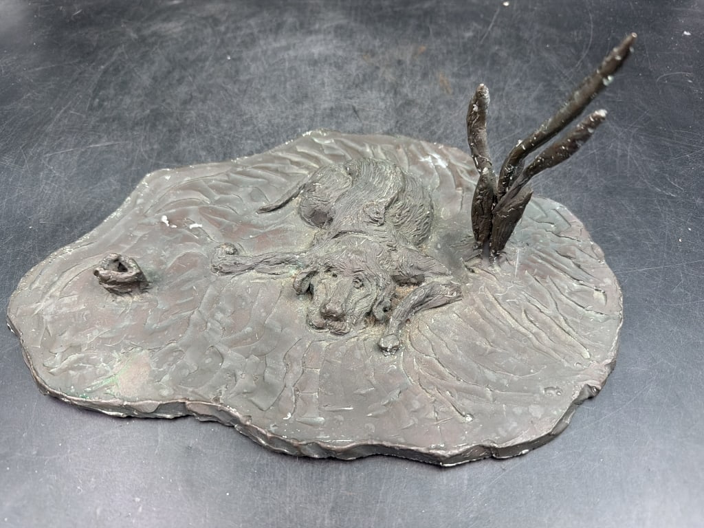 Vintage Cast Bronze Animal Sculpture (1 of 4)