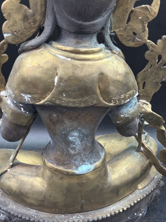 Tibetan Bronze Statue - 4