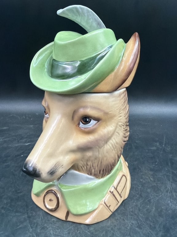 German "Gentleman Fox" Beer Stein (1 of 3)