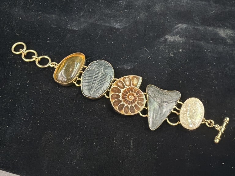 Ammonite Fossil Bracelet "Charles Albert" (1 of 4)