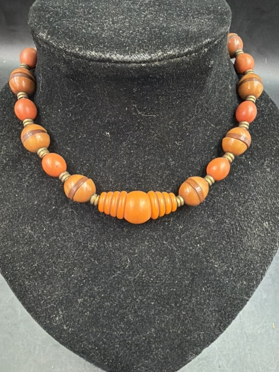 Vintage Butterscotch Amber Necklace (1 of 5)