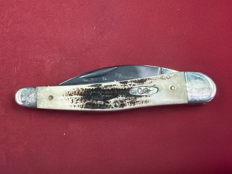 Case USA Pocket Knive: Vintage stainless steel blade 3 blades. Condition is good, see pictures, no refunds given.