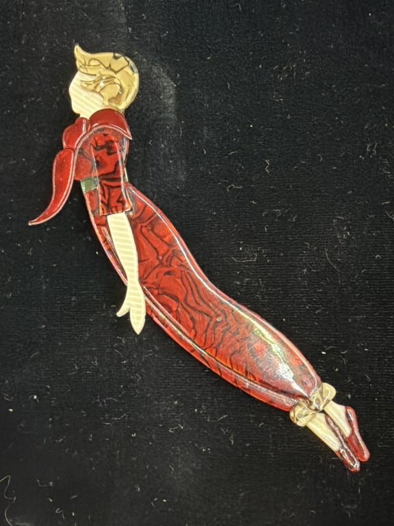 Vintage Lea Stein Paris Brooch (1 of 3)