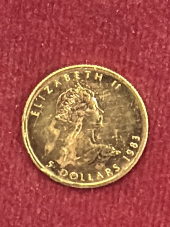 Candadian Maple Leaf Gold Coin (1 of 4)