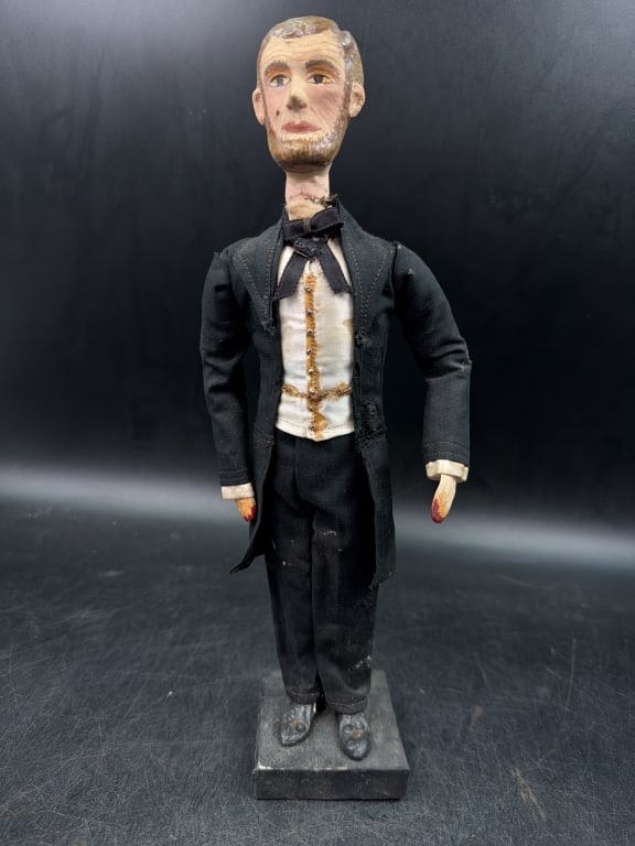 Vintage American Fork Art Figure Abraham Lincoln (1 of 7)