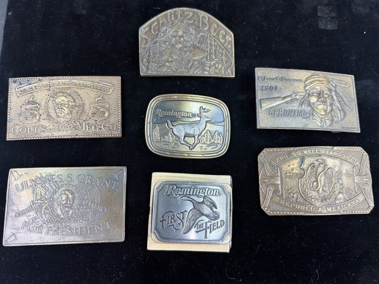 Vintage Brass Belt Buckles (1 of 5)