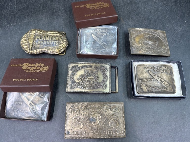 Vintage Brass Belt Buckles (1 of 4)