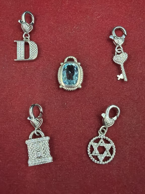 Judith Ripka Sterling Pendants (1 of 2)