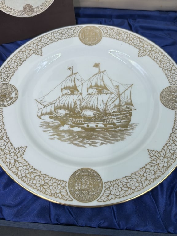 Spode "The Mayflower Plate" - 3