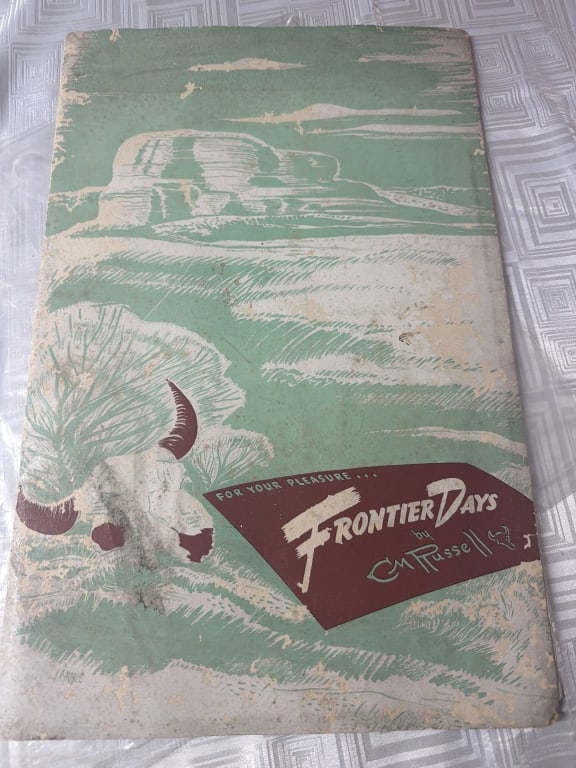 Frontier Days by CM Russell: Total of 10 prints of western scenes with Indians. See pictures. Condition appears good. No refunds given.