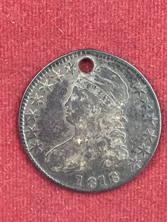 1818 Capped Bust Silver Half Dollar (1 of 2)